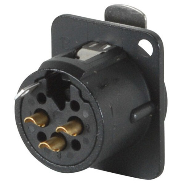 Main product image for Neutrik NC3FD-L-B-1 XLR "D" Series Panel Mount Fema 092-037